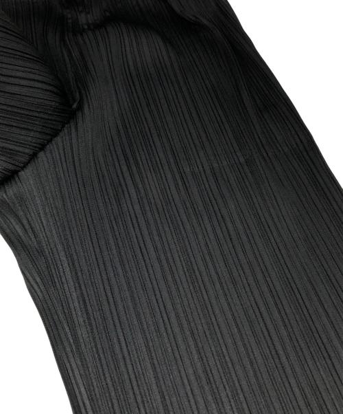 PLEATS PLEASE（プリーツプリーズ）PLEATS PLEASE (プリーツプリーズ) プリーツストレートパンツ ブラック サイズ:1の古着・服飾アイテム