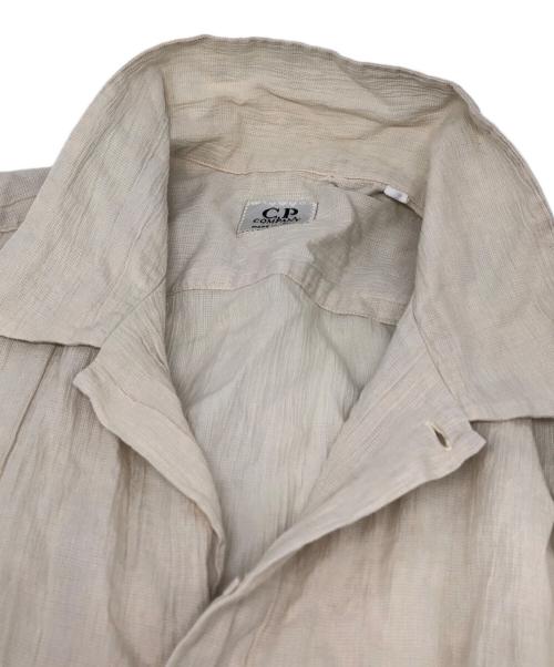 C.P COMPANY（シーピーカンパニー）C.P COMPANY (シーピーカンパニー) コットンS/Sシャツ ベージュ サイズ:2の古着・服飾アイテム