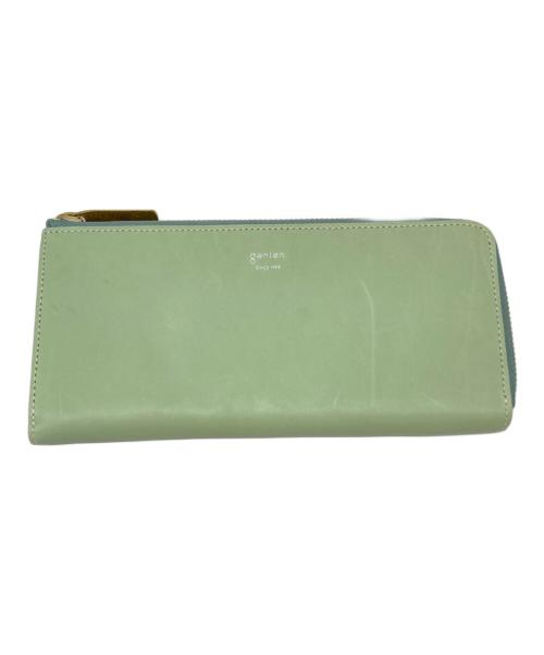 genten（ゲンテン）genten (ゲンテン) レザー長財布 グリーン サイズ:下記参照の古着・服飾アイテム