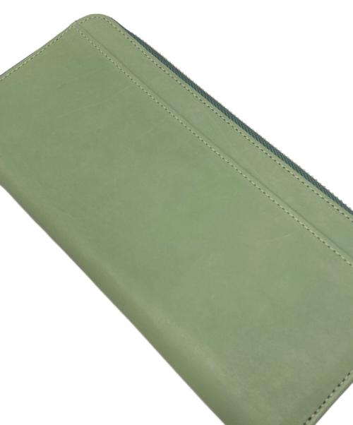 genten（ゲンテン）genten (ゲンテン) レザー長財布 グリーン サイズ:下記参照の古着・服飾アイテム