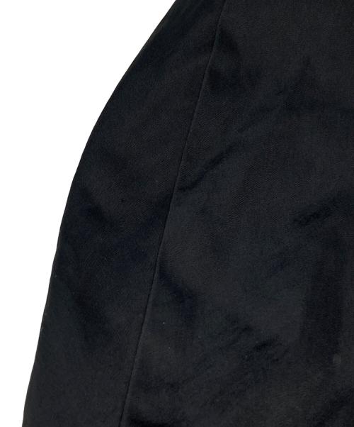 sheller（シェリエ）sheller (シェリエ) ボタンサテンブルゾン ブラック サイズ:Fの古着・服飾アイテム