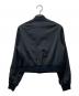 sheller (シェリエ) ボタンサテンブルゾン ブラック サイズ:F：13000円