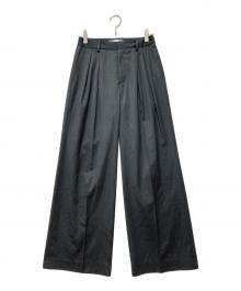 sheller（シェリエ）の古着「ツータックワイドパンツ」｜グレー