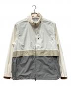 WOOLRICHウールリッチ）の古着「ナイロンスイングトップ」｜アイボリー×グレー