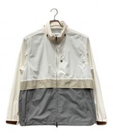 WOOLRICH（ウールリッチ）の古着「ナイロンスイングトップ」｜アイボリー×グレー