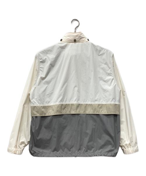 WOOLRICH（ウールリッチ）WOOLRICH (ウールリッチ) ナイロンスイングトップ アイボリー×グレー サイズ:Lの古着・服飾アイテム