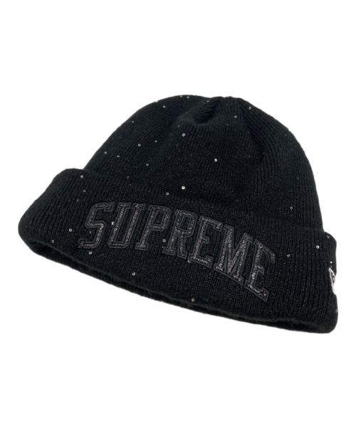 SUPREME（シュプリーム）SUPREME (シュプリーム) New Era (ニューエラ) Metallic Arc Beanie ブラック サイズ:下記参照の古着・服飾アイテム
