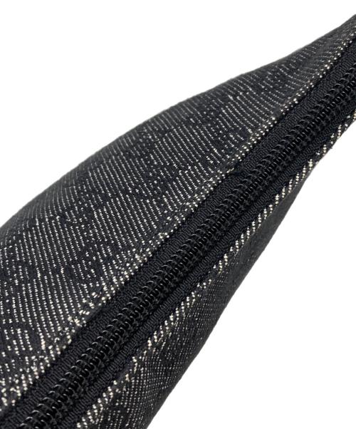 GUCCI（グッチ）GUCCI (グッチ) GGキャンバス アクセサリーポーチ グレー×ブラック サイズ:下記参照の古着・服飾アイテム