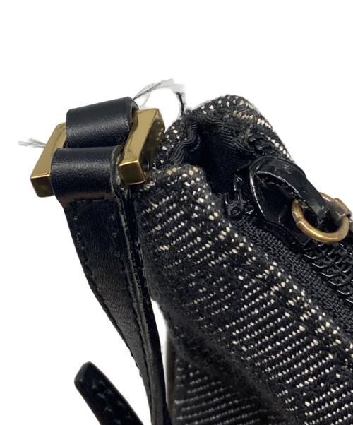 GUCCI（グッチ）GUCCI (グッチ) GGキャンバス アクセサリーポーチ グレー×ブラック サイズ:下記参照の古着・服飾アイテム