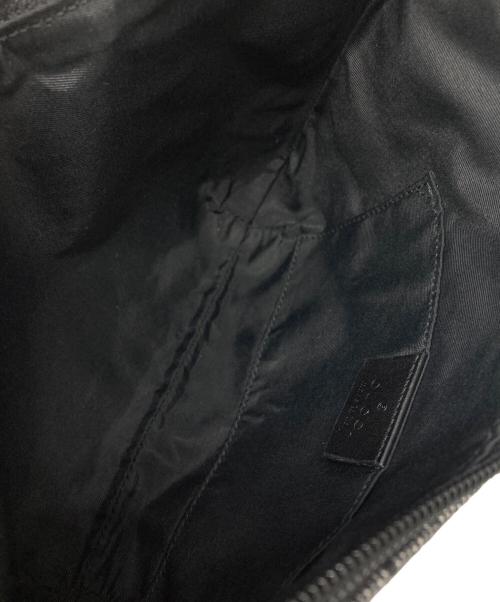GUCCI（グッチ）GUCCI (グッチ) GGキャンバス アクセサリーポーチ グレー×ブラック サイズ:下記参照の古着・服飾アイテム