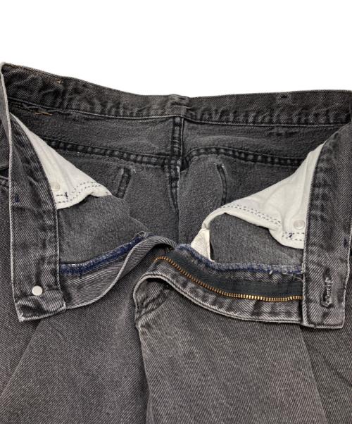 LEE（リー）LEE (リー) ブラックデニムパンツ ブラック サイズ:36×32の古着・服飾アイテム