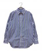 POLO RALPH LAURENポロ・ラルフローレン）の古着「ストライプシャツ」｜ホワイト×ネイビー