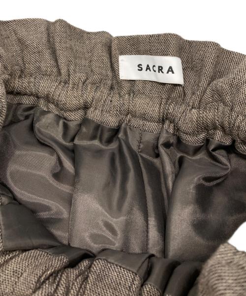 SACRA（サクラ）SACRA (サクラ) リネンコットンシャンブレーパンツ グレー サイズ:36の古着・服飾アイテム