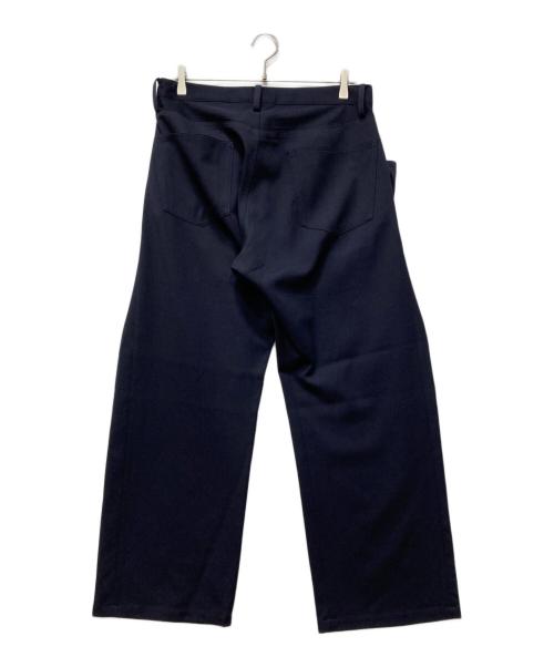 YOHJI YAMAMOTO（ヨウジヤマモト）YOHJI YAMAMOTO (ヨウジヤマモト) ワイドパンツ ネイビー サイズ:1の古着・服飾アイテム