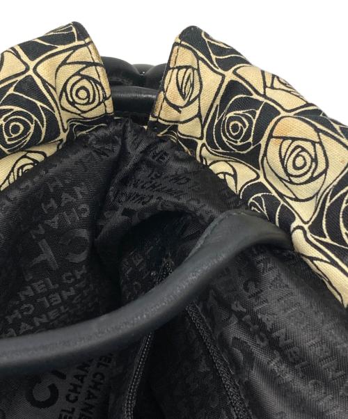 CHANEL（シャネル）CHANEL (シャネル) ココボール カメリアチェックトートバッグ アイボリー×ブラック サイズ:下記参照の古着・服飾アイテム