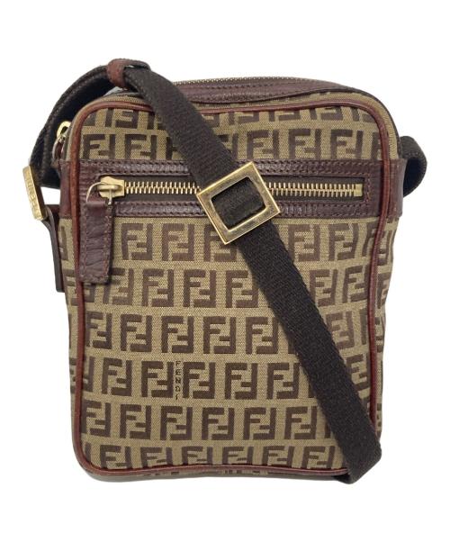 FENDI（フェンディ）FENDI (フェンディ) ズッッキーノ ミニショルダーバッグ ベージュ サイズ:下記参照の古着・服飾アイテム