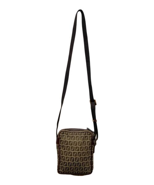 FENDI（フェンディ）FENDI (フェンディ) ズッッキーノ ミニショルダーバッグ ベージュ サイズ:下記参照の古着・服飾アイテム