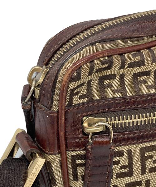 FENDI（フェンディ）FENDI (フェンディ) ズッッキーノ ミニショルダーバッグ ベージュ サイズ:下記参照の古着・服飾アイテム