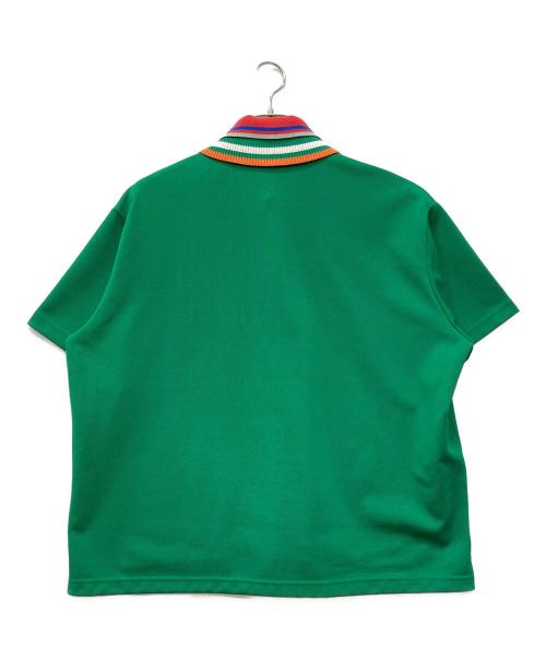 KOLOR（カラー）KOLOR (カラー) Pe鹿の子ハーフスリーブポロシャツ グリーン サイズ:1の古着・服飾アイテム