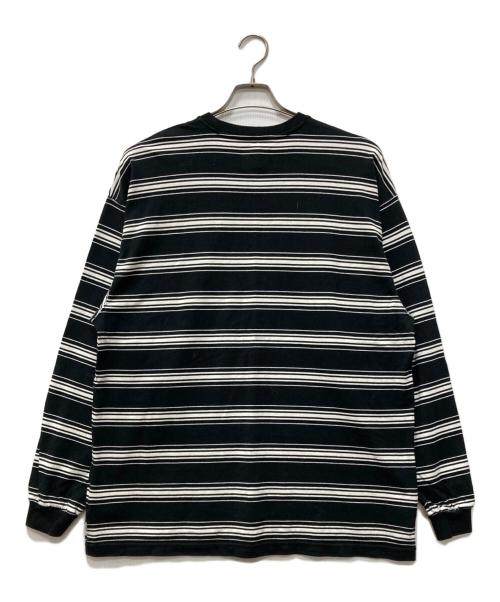 WTAPS（ダブルタップス）WTAPS (ダブルタップス) ボーダーカットソー ブラック サイズ:04の古着・服飾アイテム