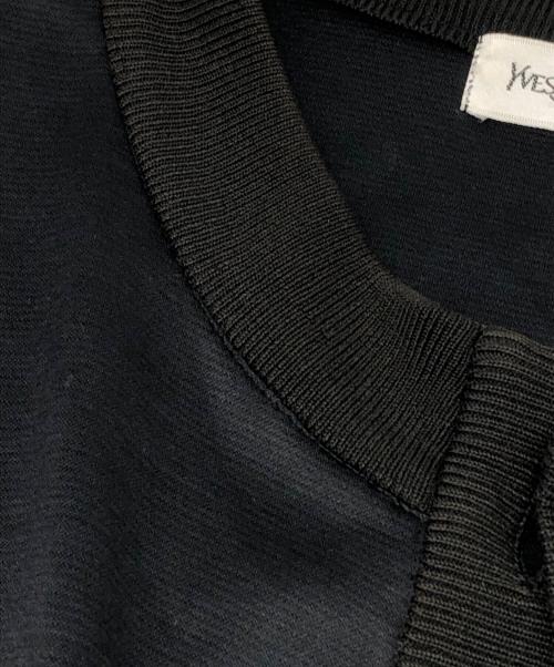 Yves Saint Laurent（イヴサンローラン）Yves Saint Laurent (イヴサンローラン) 金釦カーディガン ブラック サイズ:Mの古着・服飾アイテム