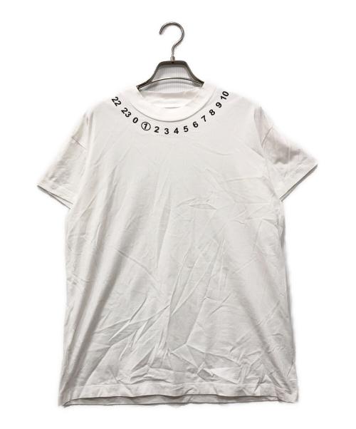 Maison Margiela（メゾンマルジェラ）Maison Margiela (メゾンマルジェラ) カレンダープリントTシャツ ホワイト サイズ:XSの古着・服飾アイテム
