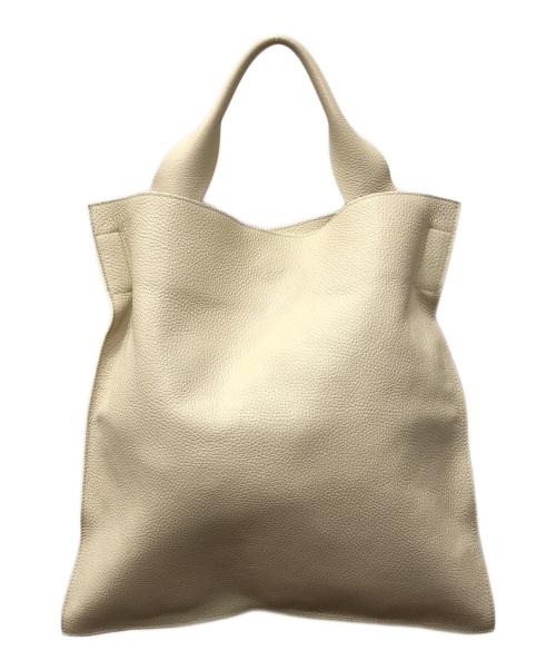 ARRON（アローン）ARRON (アローン) シュリンクレザートートバッグ アイボリー サイズ:下記参照の古着・服飾アイテム