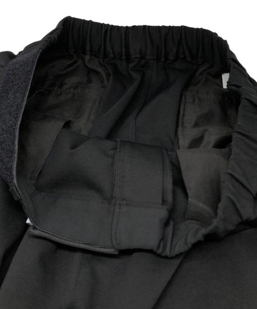 Graphpaper（グラフペーパー）Graphpaper (グラフペーパー) Compact Ponte Wide Chef Pants ブラック サイズ:Fの古着・服飾アイテム