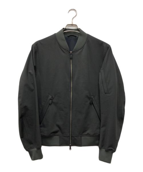 movb（モーヴ）MOVB (モーヴ) Duplex Wool Jersey トラベルMA-1 グレー サイズ:48の古着・服飾アイテム