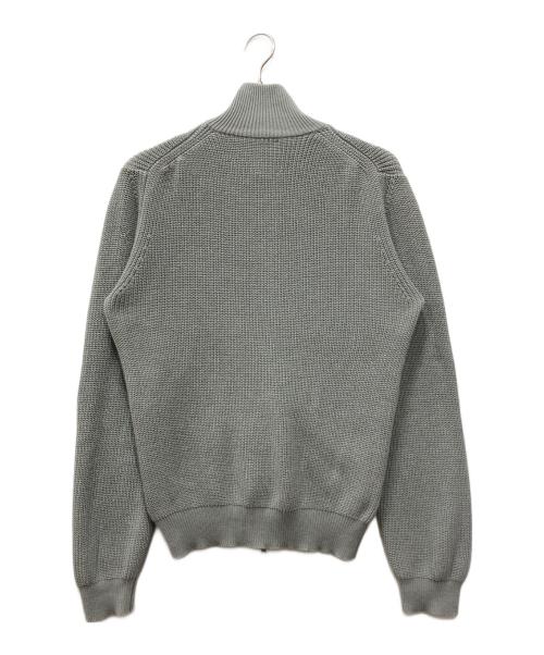 BIBLIOTHECA（ビブリアテカ）BIBLIOTHECA (ビブリアテカ) コットン×カシミヤ ドライバーズニット グレー サイズ:Sの古着・服飾アイテム