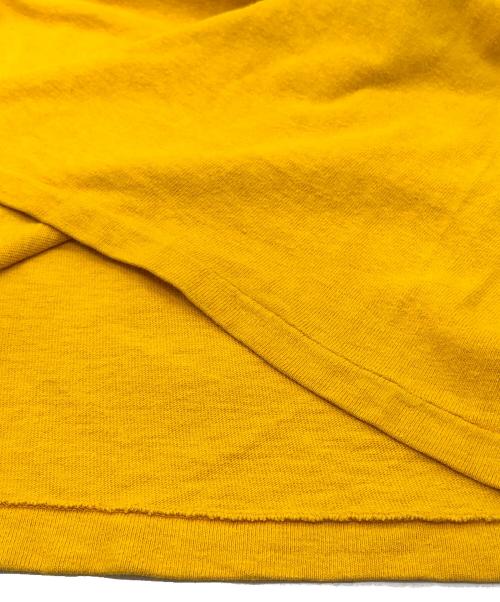 Champion（チャンピオン）Champion (チャンピオン) 無地 フットボールTシャツ イエロー サイズ:Mの古着・服飾アイテム