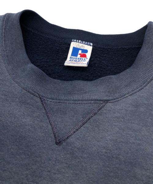 RUSSELL ATHLETIC（ラッセルアスレチック）RUSSELL ATHLETIC (ラッセルアスレチック) フェード 前Vスウェット ネイビー サイズ:2Xの古着・服飾アイテム
