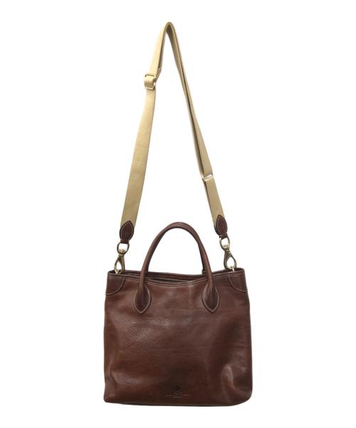 DOONEY&BOURKE（ドゥーニーアンドバーク）DOONEY&BOURKE (ドゥーニーアンドバーク) 2WAYレザーバッグ ブラウン サイズ:下記参照の古着・服飾アイテム