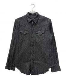 Engineered Garments（エンジニアド ガーメンツ）の古着「ウェスタンデニムシャツ」｜ブラック