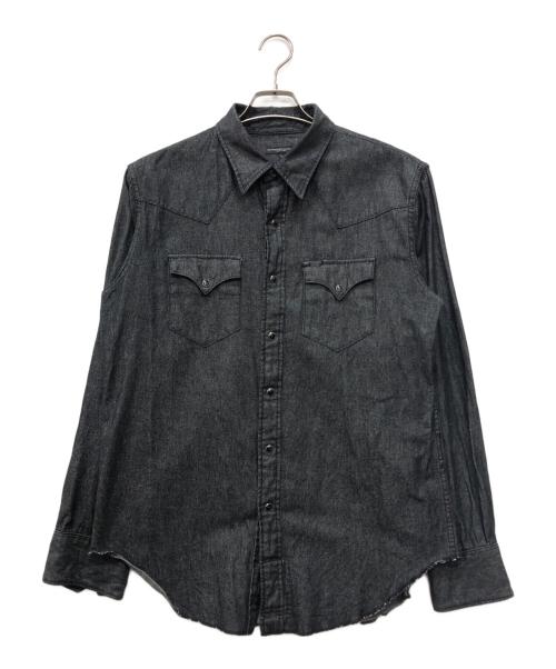 Engineered Garments（エンジニアド ガーメンツ）Engineered Garments (エンジニアド ガーメンツ) ウェスタンデニムシャツ ブラック サイズ:Lの古着・服飾アイテム