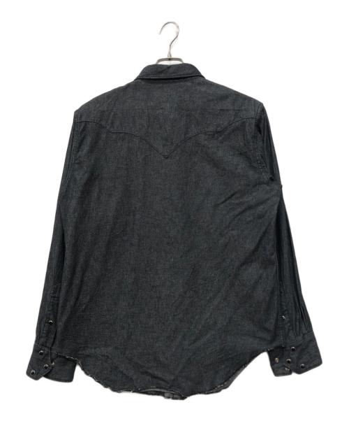 Engineered Garments（エンジニアド ガーメンツ）Engineered Garments (エンジニアド ガーメンツ) ウェスタンデニムシャツ ブラック サイズ:Lの古着・服飾アイテム