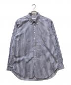 Engineered Garmentsエンジニアド ガーメンツ）の古着「ストライプBDシャツ」｜ブルー