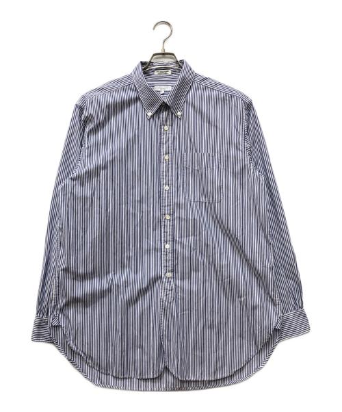 Engineered Garments（エンジニアド ガーメンツ）Engineered Garments (エンジニアド ガーメンツ) ストライプBDシャツ ブルー サイズ:Lの古着・服飾アイテム