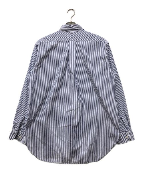 Engineered Garments（エンジニアド ガーメンツ）Engineered Garments (エンジニアド ガーメンツ) ストライプBDシャツ ブルー サイズ:Lの古着・服飾アイテム
