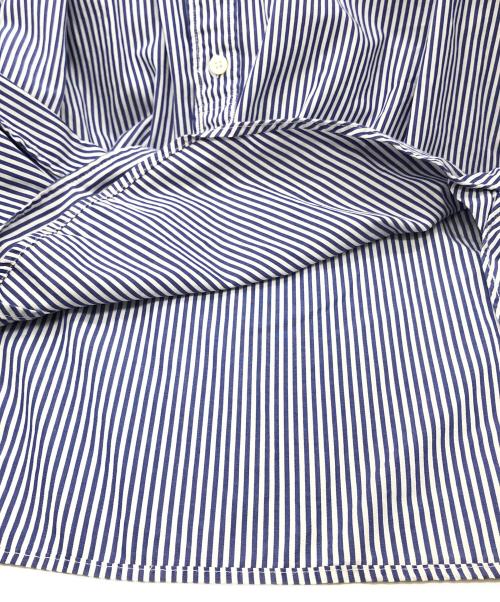 Engineered Garments（エンジニアド ガーメンツ）Engineered Garments (エンジニアド ガーメンツ) ストライプBDシャツ ブルー サイズ:Lの古着・服飾アイテム