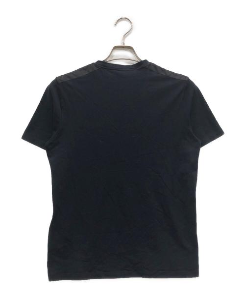 PRADA（プラダ）PRADA (プラダ) ラバーロゴポケットTシャツ ブラック サイズ:Sの古着・服飾アイテム