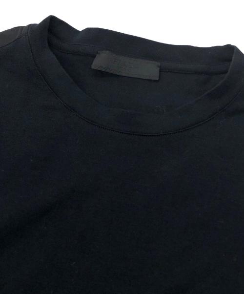 PRADA（プラダ）PRADA (プラダ) ラバーロゴポケットTシャツ ブラック サイズ:Sの古着・服飾アイテム