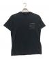 PRADA（プラダ）の古着「ラバーロゴポケットTシャツ」｜ブラック