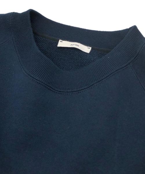 ATON（エイトン）ATON (エイトン) ZERO TSURI URAKE SWEATSHIRT ネイビー サイズ:2の古着・服飾アイテム