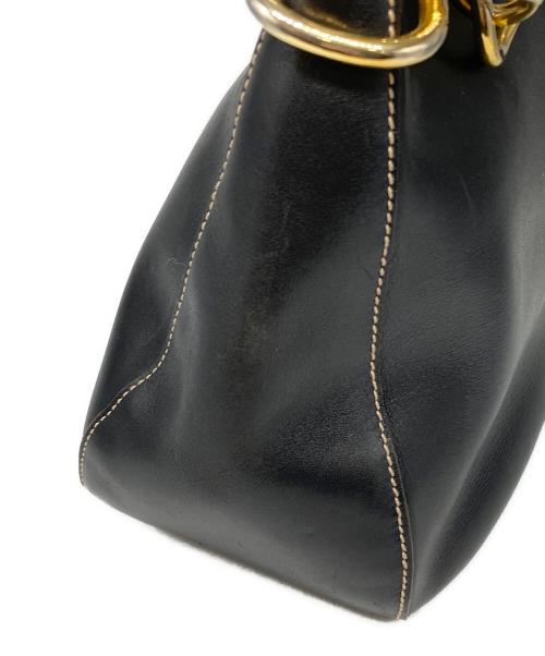 PRADA（プラダ）PRADA (プラダ) レザーショルダーバッグ ブラック サイズ:下記参照の古着・服飾アイテム