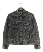 LEVI'Sリーバイス）の古着「後染めブラックトラッカージャケット」｜ブラック
