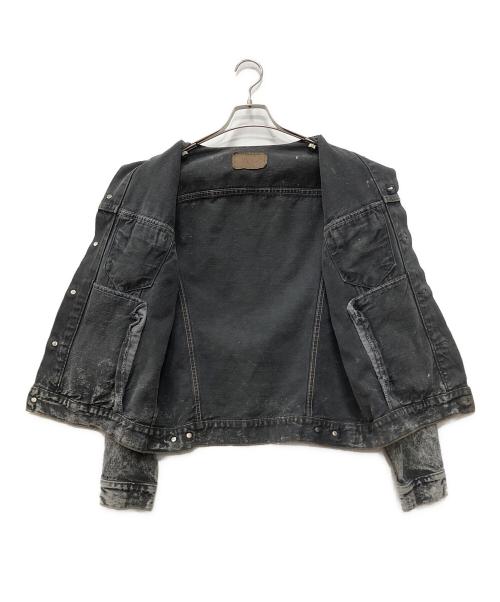 LEVI'S（リーバイス）LEVI'S (リーバイス) 後染めブラックトラッカージャケット ブラック サイズ:下記参照の古着・服飾アイテム