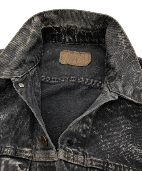 LEVI'S（リーバイス）LEVI'S (リーバイス) 後染めブラックトラッカージャケット ブラック サイズ:下記参照の古着・服飾アイテム