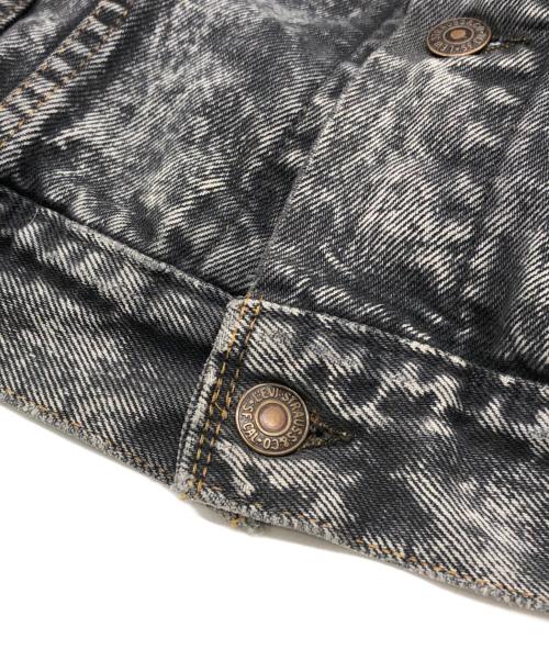 LEVI'S（リーバイス）LEVI'S (リーバイス) 後染めブラックトラッカージャケット ブラック サイズ:下記参照の古着・服飾アイテム