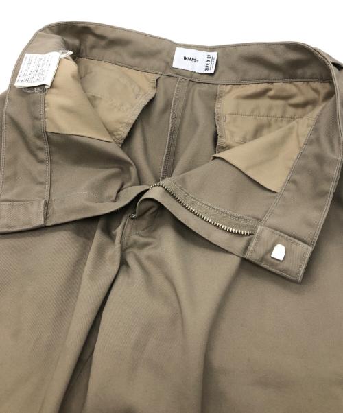 WTAPS（ダブルタップス）WTAPS (ダブルタップス) UNION TROUSERS COPO TWILL ベージュ サイズ:02の古着・服飾アイテム
